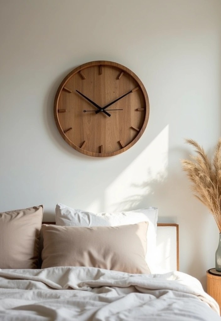 13 Rustic Wall Clocks That Will Bring Cozy Farmhouse Vibes to Your Home! - 13. Minimalist Rustic Clocks