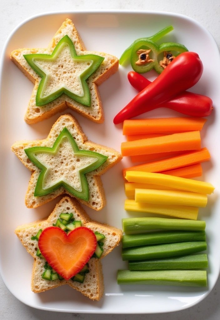 14 DIY Toddler Birthday Snacks That Are a Blast to Make (And Delicious Too!) - 5. Fun-Shaped Sandwiches