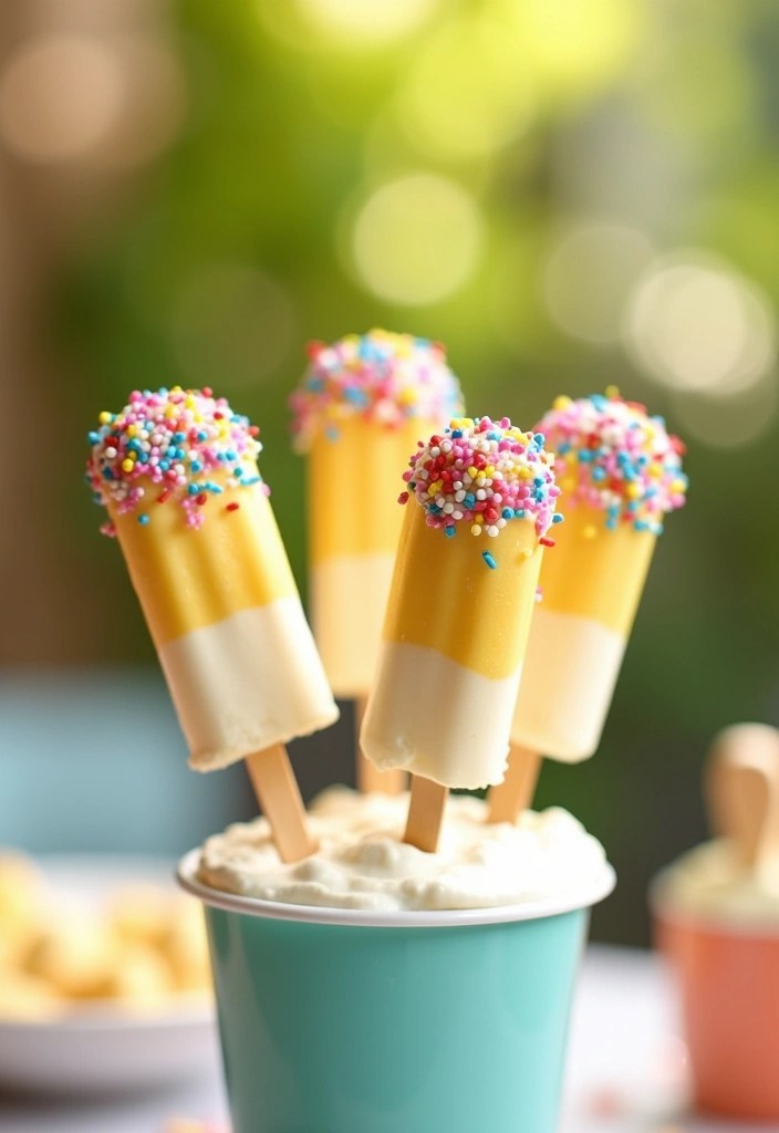 14 DIY Toddler Birthday Snacks That Are a Blast to Make (And Delicious Too!) - 9. Frozen Banana Pops