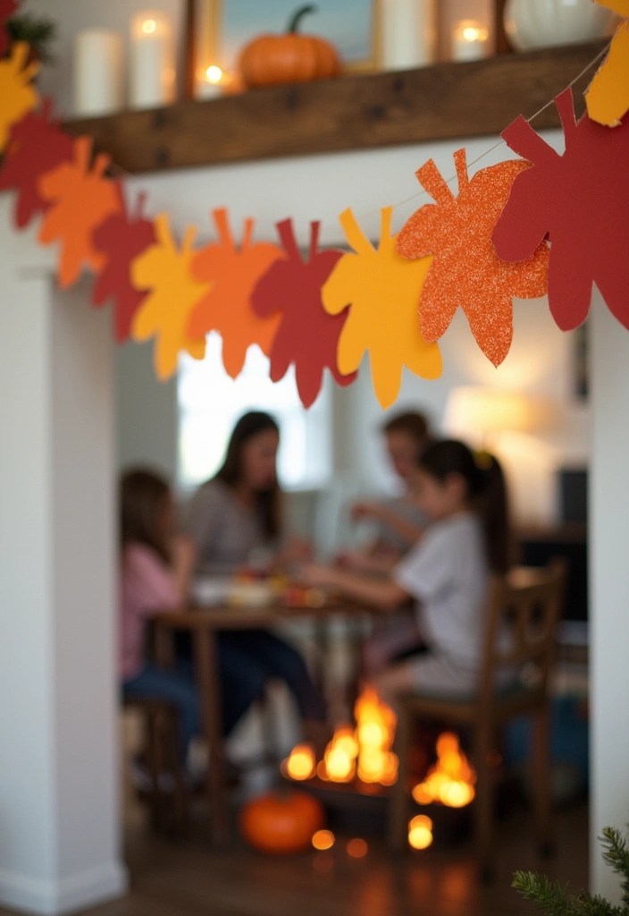 14 Fun Fall Decor Crafts to Do with Your Family (Perfect for All Ages!) - 3. DIY Fall Garland