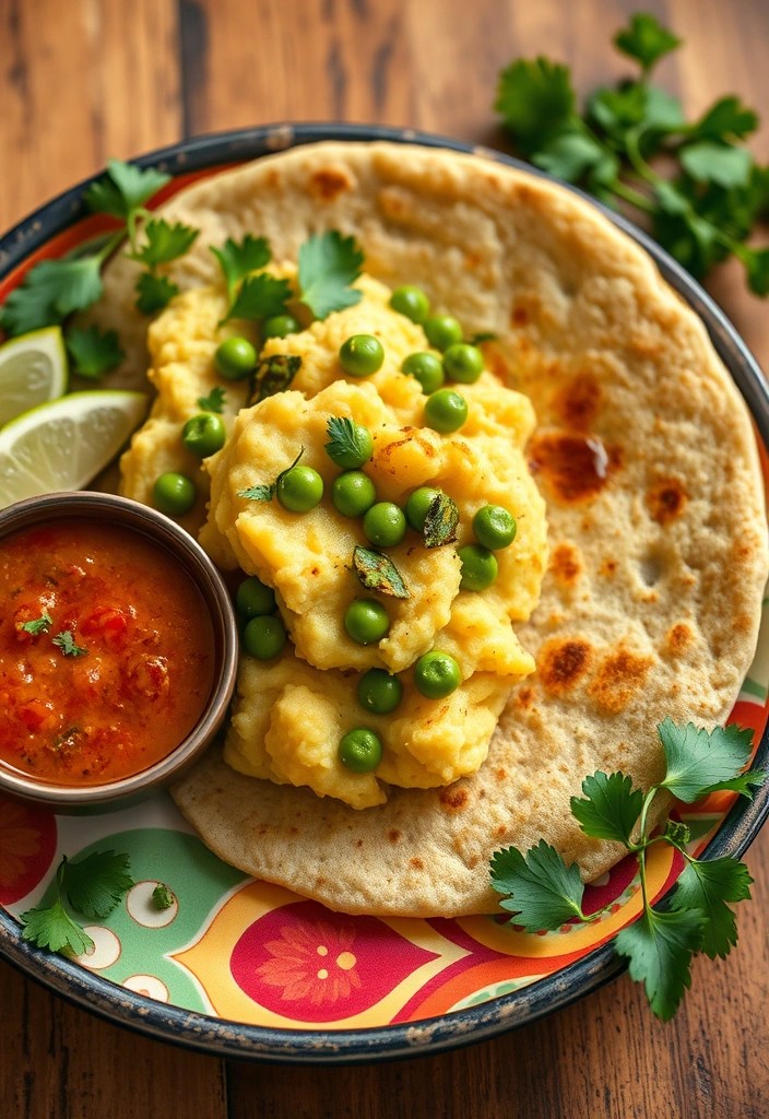 14 Kid-Friendly Vegetable Stuffed Wraps That Even Picky Eaters Will Love! - 3. Potato and Pea Mash