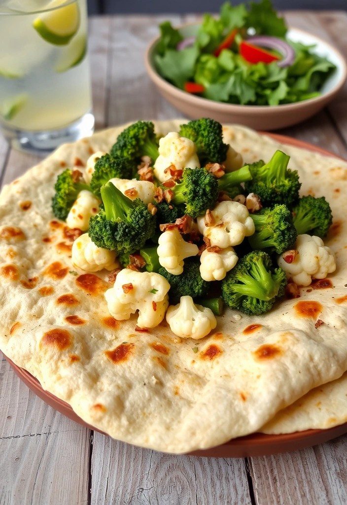 14 Kid-Friendly Vegetable Stuffed Wraps That Even Picky Eaters Will Love! - 4. Broccoli and Cauliflower Surprise