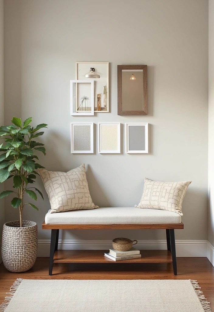 14 Stunning Rustic Entryway Benches That Bring Warmth to Your Home! - 12. Customizable Entryway Bench