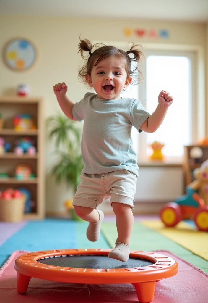 16 Birthday Gift Ideas for Toddlers That Parents Are Raving About (Don’t Miss #9!) - 14. Toddler Trampoline