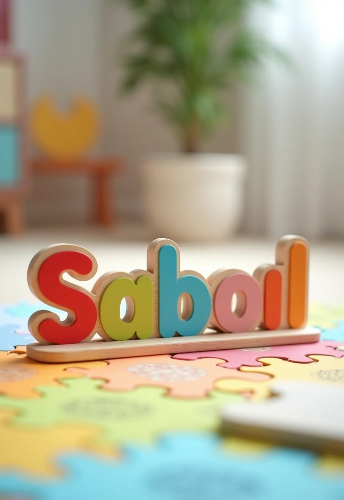 16 Birthday Gift Ideas for Toddlers That Parents Are Raving About (Don’t Miss #9!) - 5. Personalized Name Puzzle