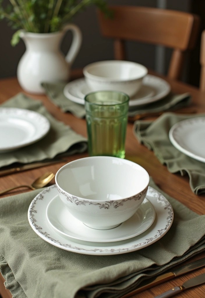 16 Rustic Tablescapes for Home That Capture the Heart of Farmhouse Living! - 13. Farmhouse-Inspired Color Palettes