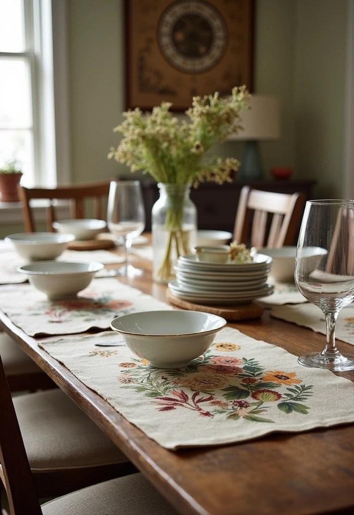 16 Rustic Tablescapes for Home That Capture the Heart of Farmhouse Living! - 15. Farm-Inspired Place Mats