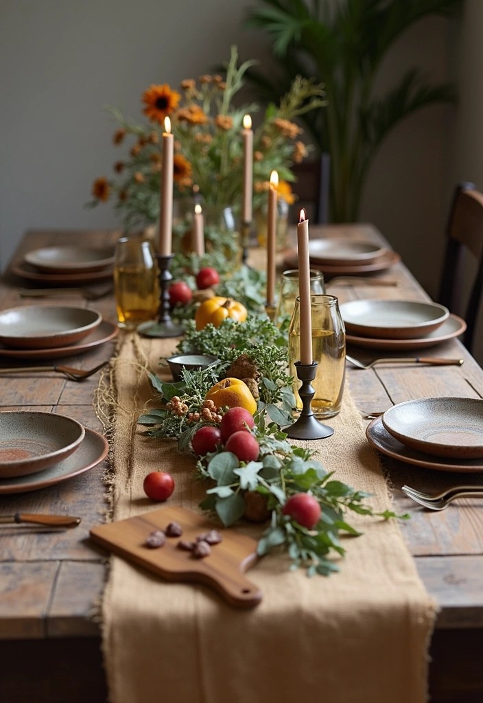 16 Rustic Tablescapes for Home That Capture the Heart of Farmhouse Living! - 4. Layered Textures for Depth