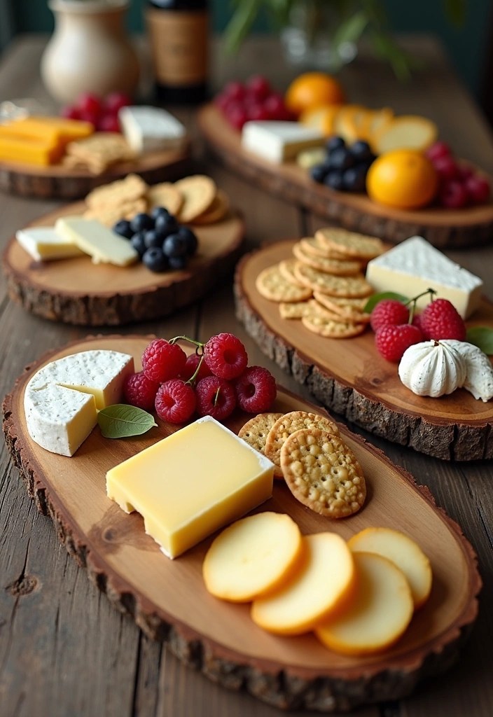 16 Rustic Tablescapes for Home That Capture the Heart of Farmhouse Living! - 9. Rustic Serving Boards