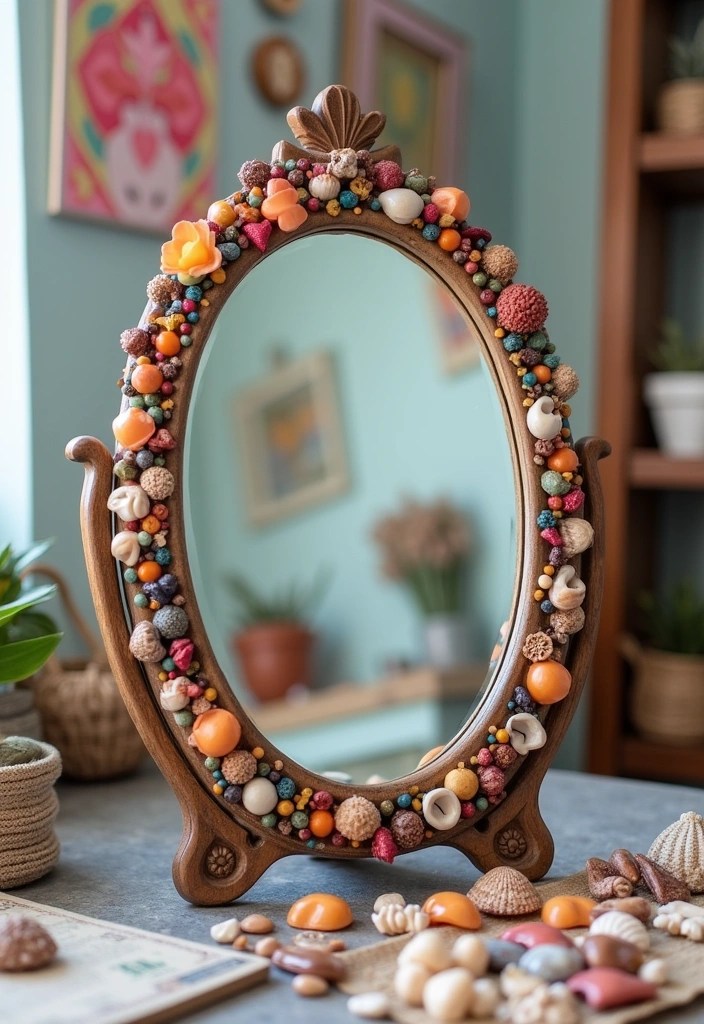 17 Bohemian Mirror Ideas That Will Bring a Touch of Whimsy to Your Space! - 15. DIY Mirrors for a Personal Touch