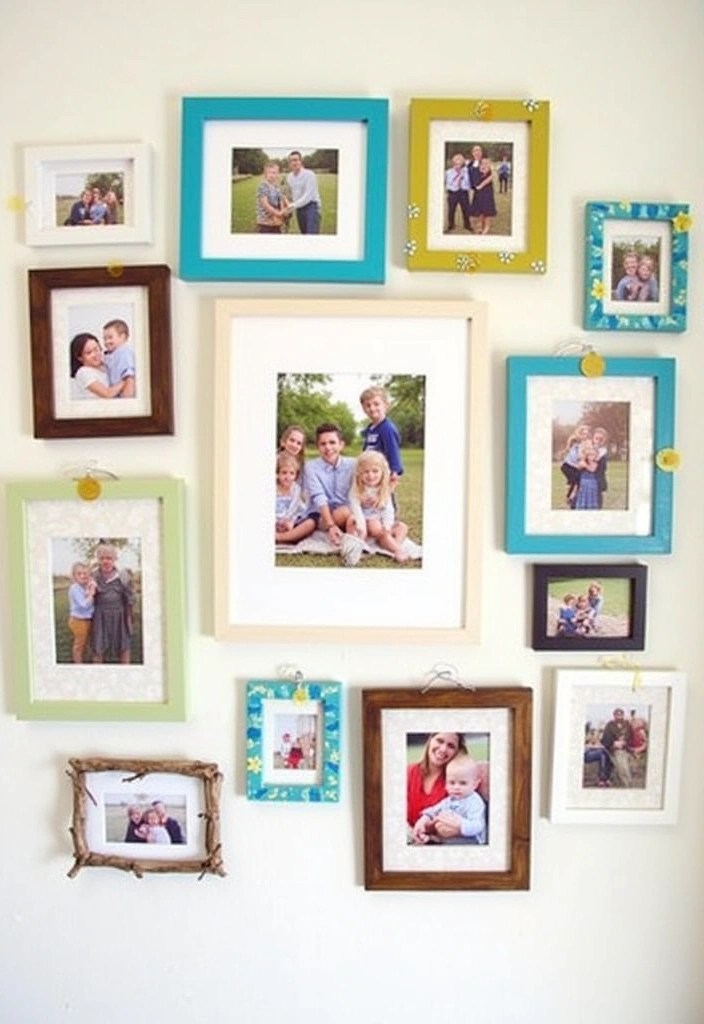 18 DIY Home Decor Items That Will Impress Your Guests (And Your Wallet!) - 3. Custom Photo Frames