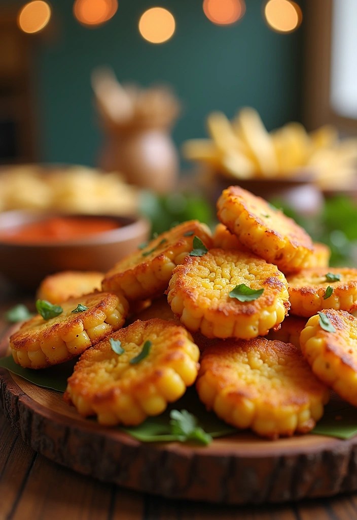 6 Festive Corn Snack Recipes for Parties That Are a Guaranteed Hit! - 1. Cheesy Corn Fritters