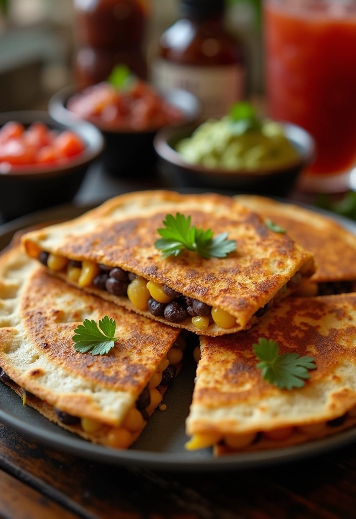 6 Festive Corn Snack Recipes for Parties That Are a Guaranteed Hit! - 4. Corn and Black Bean Quesadillas