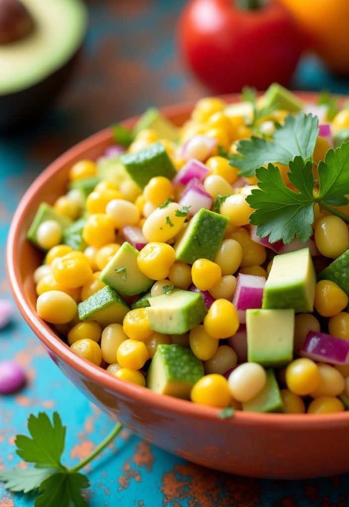 6 Festive Corn Snack Recipes for Parties That Are a Guaranteed Hit! - 6. Corn and Avocado Salad