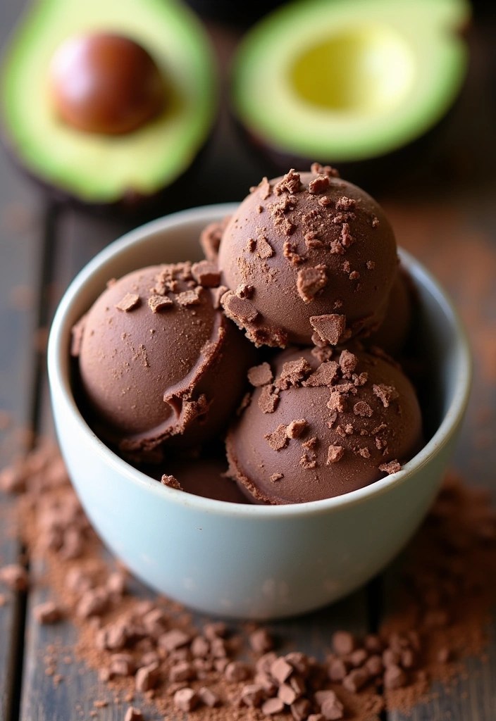 9 Kid-Friendly Ice Cream Recipes Without Sugar to Make Together! - 3. Chocolate Avocado Ice Cream
