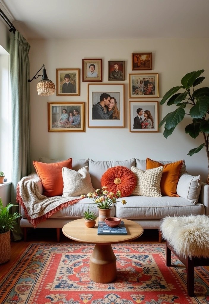 Boho Living Room Ideas That Will Make You Swoon (Explore the Magic of #1!) - 15. Personal Touches and Memories
