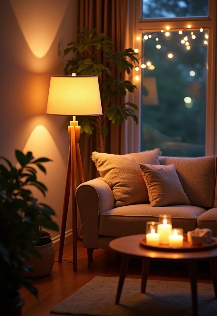 Boho Living Room Ideas That Will Make You Swoon (Explore the Magic of #1!) - 7. Ambient Lighting