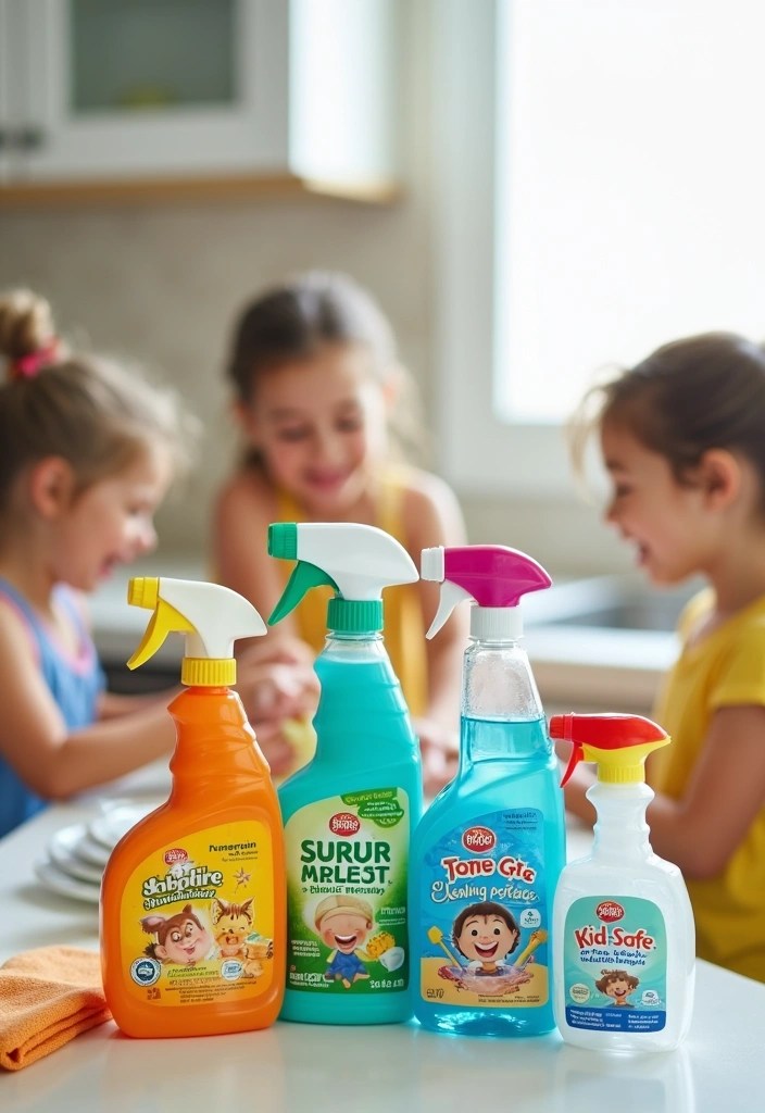 Create a Kid-Friendly Dish Washing Area: 9 Tips for Safety and Fun! - 7. Use Non-Toxic and Kid-Safe Cleaning Products