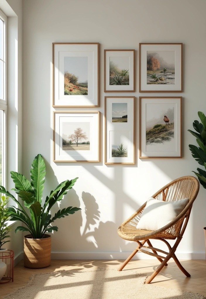 How to Create a Stunning Gallery Wall with Canvas Art: 12 Inspiring Ideas! - 3. Create a Themed Collection