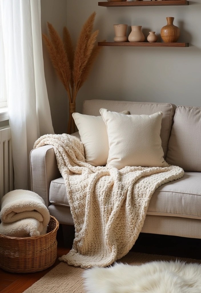 Self-Care Decor Ideas to Make Your Loneliness the Ultimate Comfort Zone! - 11. Incorporate Textures