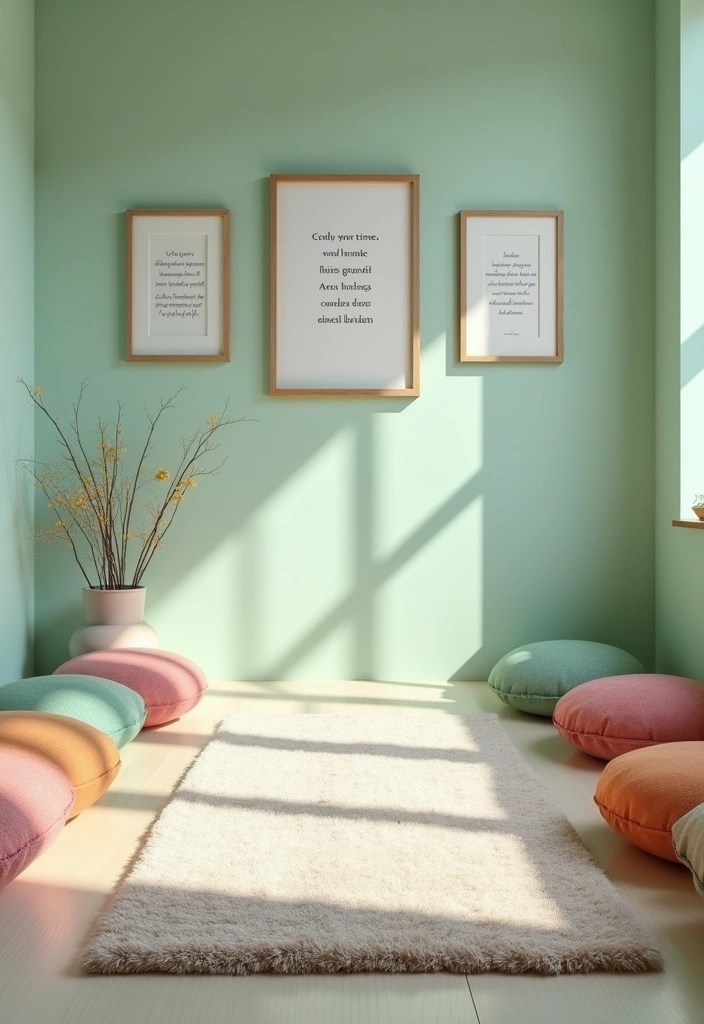 Self-Care Decor Ideas to Make Your Loneliness the Ultimate Comfort Zone! - 2. Set Up a Meditation Space