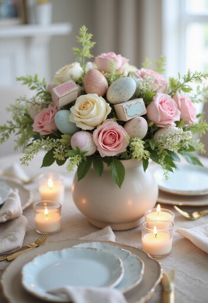 10 Adorable Easter Wood Craft Ideas That Will Hop Right into Your Heart! - 9. Delightful Spring-Themed Centerpieces