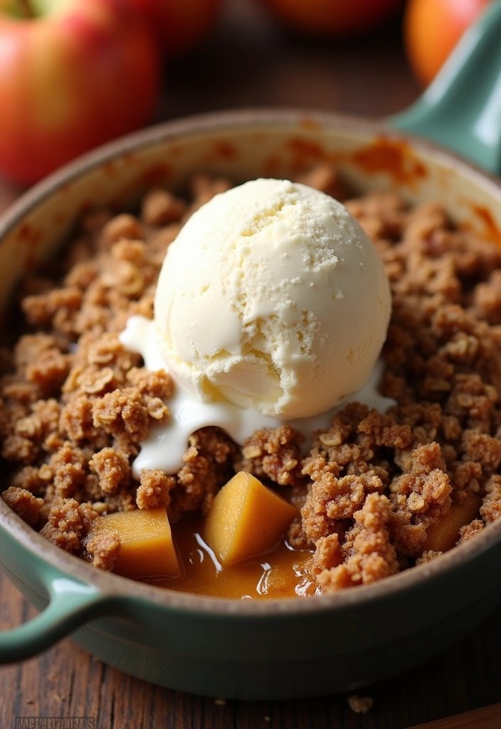 10 Easy Seasonal Healthy Recipes That Celebrate Fresh Ingredients (Don’t Miss #2!) - 10. Spiced Apple Crisp with Oats