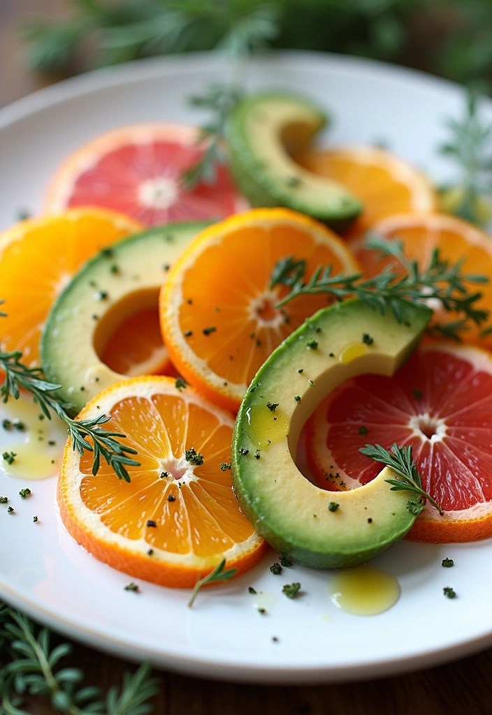 10 Easy Seasonal Healthy Recipes That Celebrate Fresh Ingredients (Don’t Miss #2!) - 5. Winter Citrus Salad with Avocado