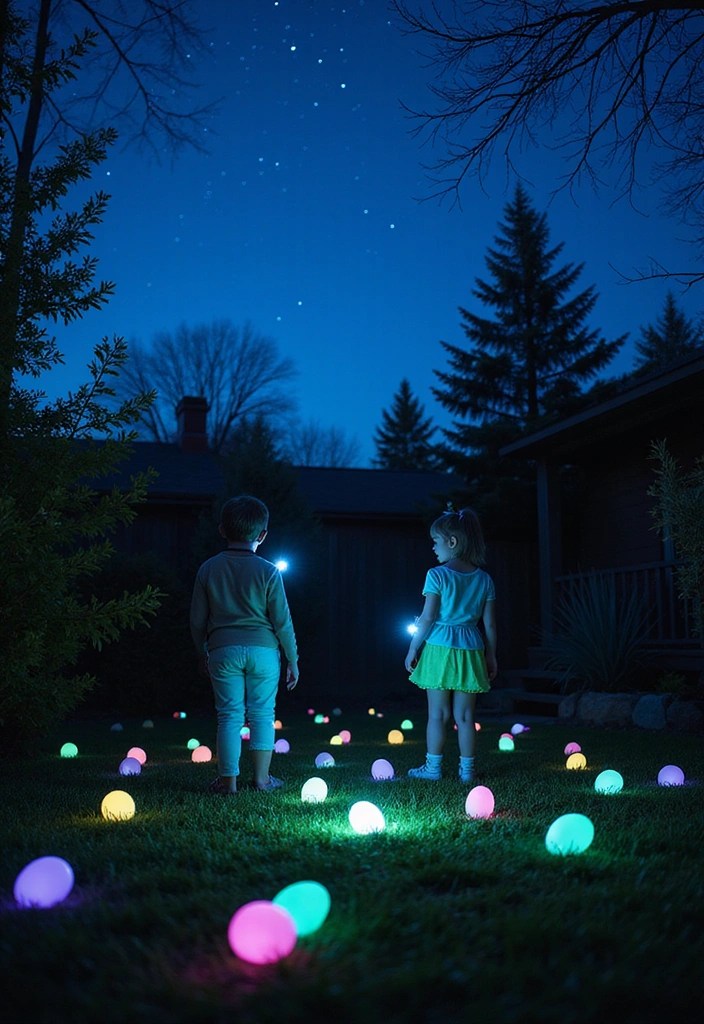 10 Epic Easter Egg Hunt Ideas for Family Fun That'll Have Everyone Hoping for More! - 1. Glow-in-the-Dark Egg Hunt