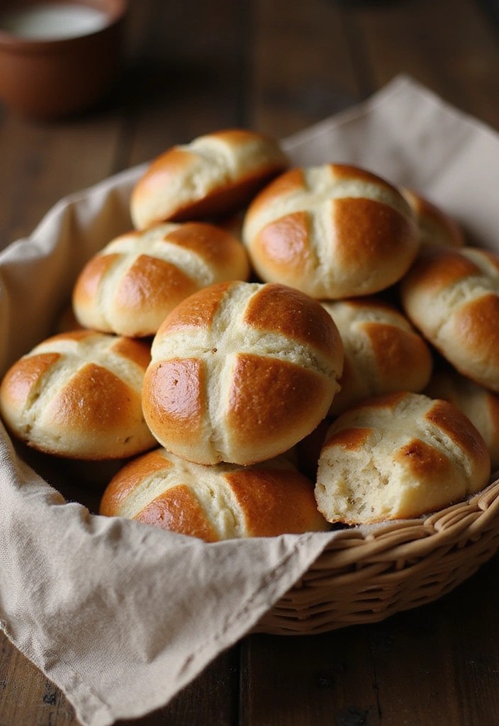 11 Traditional Easter Recipes That Bring Back Nostalgia (Your Grandma Would Approve of #7!) - 4. Hot Cross Buns
