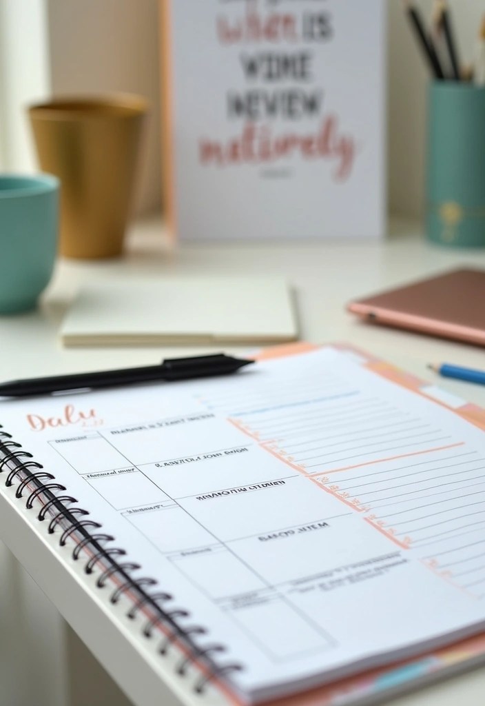 16 Ergonomic Home Office Ideas to Boost Your Wellness While You Work (Say Goodbye to Back Pain!) - 12. Establish a Work Routine