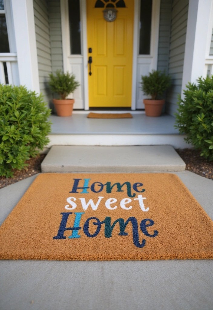 16 Hilarious Yet Practical Gifts for New Homeowners (You Can't Miss #4!) - 1. 'Home Sweet Home' Doormat