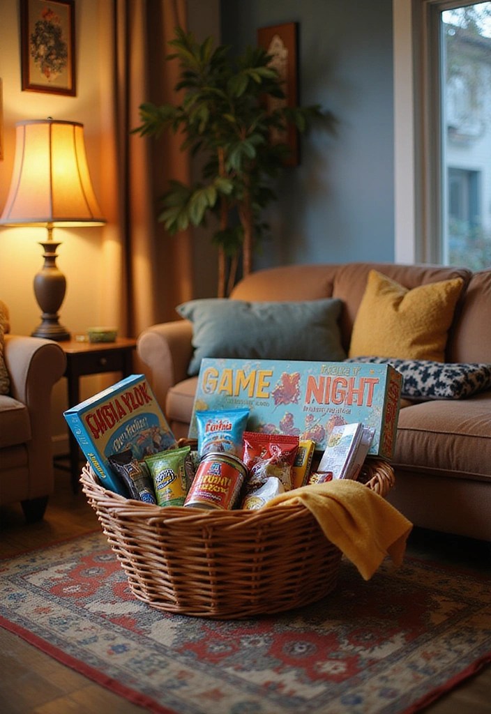 16 Hilarious Yet Practical Gifts for New Homeowners (You Can't Miss #4!) - 14. A Game Night Basket