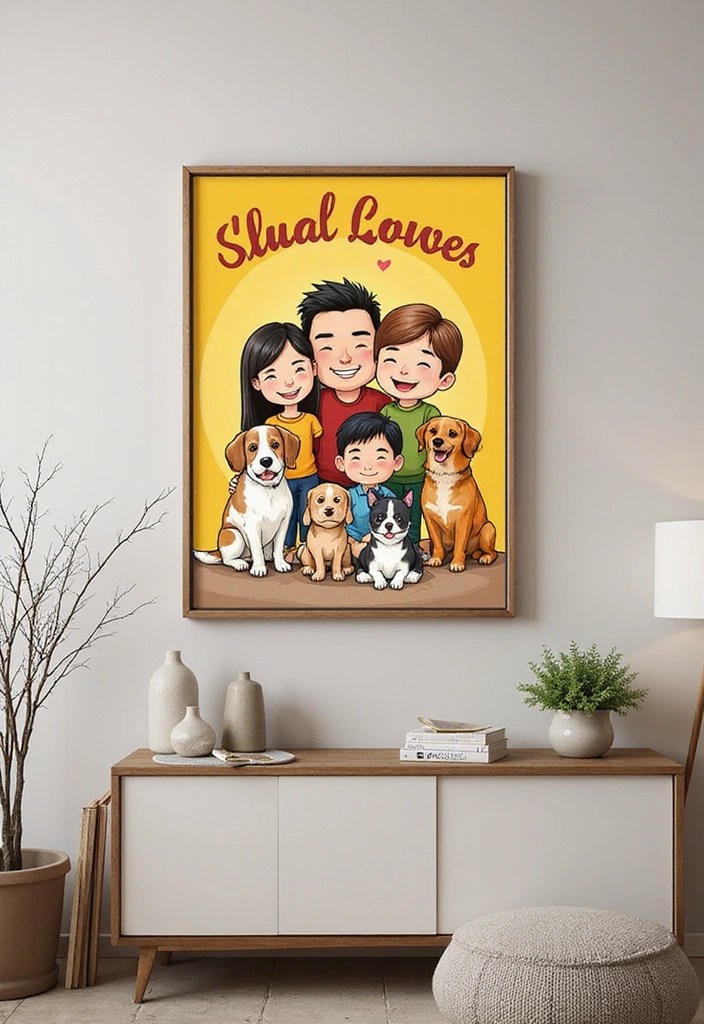 16 Hilarious Yet Practical Gifts for New Homeowners (You Can't Miss #4!) - 3. Personalized Family Portrait