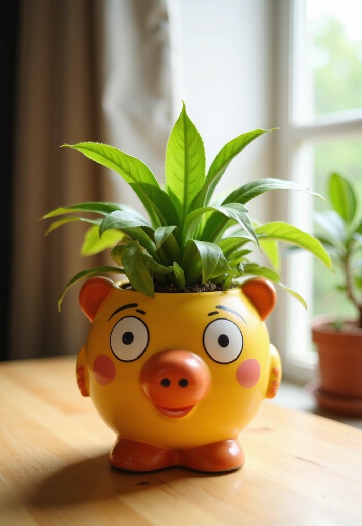16 Hilarious Yet Practical Gifts for New Homeowners (You Can't Miss #4!) - 6. A Plant with a Personality
