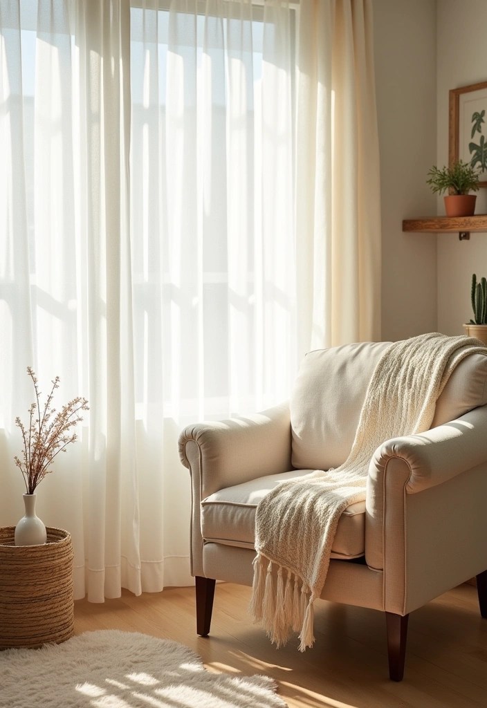 16 Light and Airy Spring Home Decor Tips to Breathe New Life Into Your Home! - 1. Embrace Light Fabrics