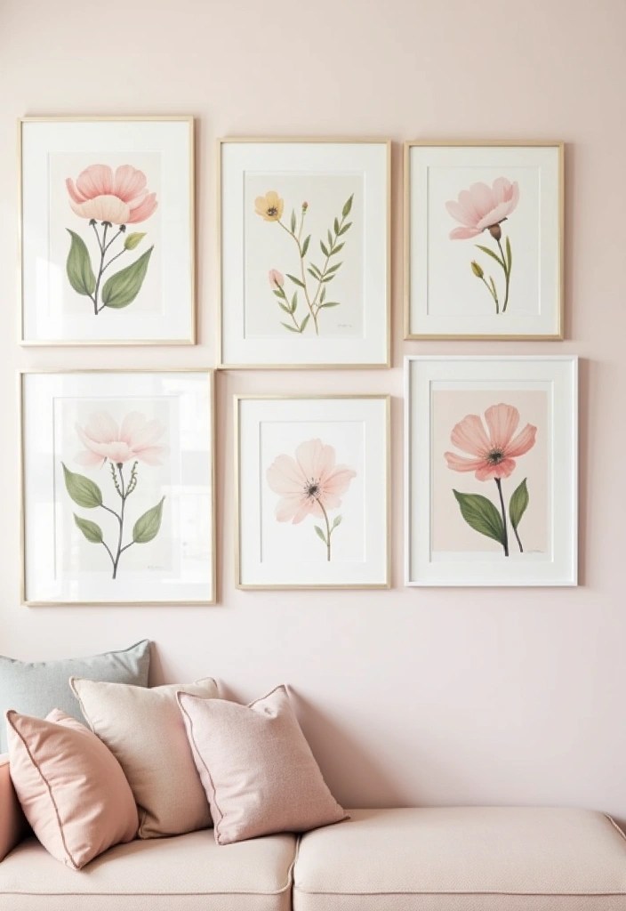 16 Light and Airy Spring Home Decor Tips to Breathe New Life Into Your Home! - 5. Lighten Up Your Artwork