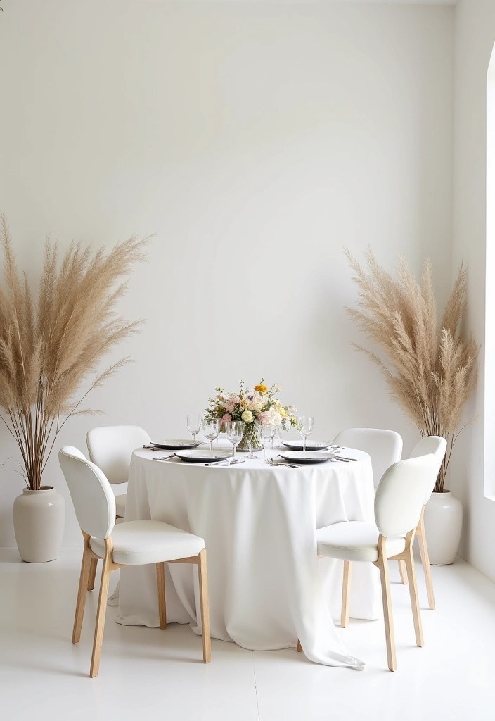 18 Trendy and Chic Bridal Shower Home Decor Ideas to Impress Everyone! - 17. Modern Minimalism