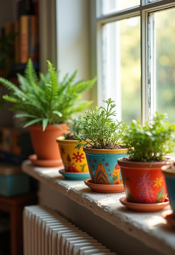 Incredible Ceramic DIY Inspo to Revitalize Your Home Decor! - 1. Whimsical Painted Plant Pots