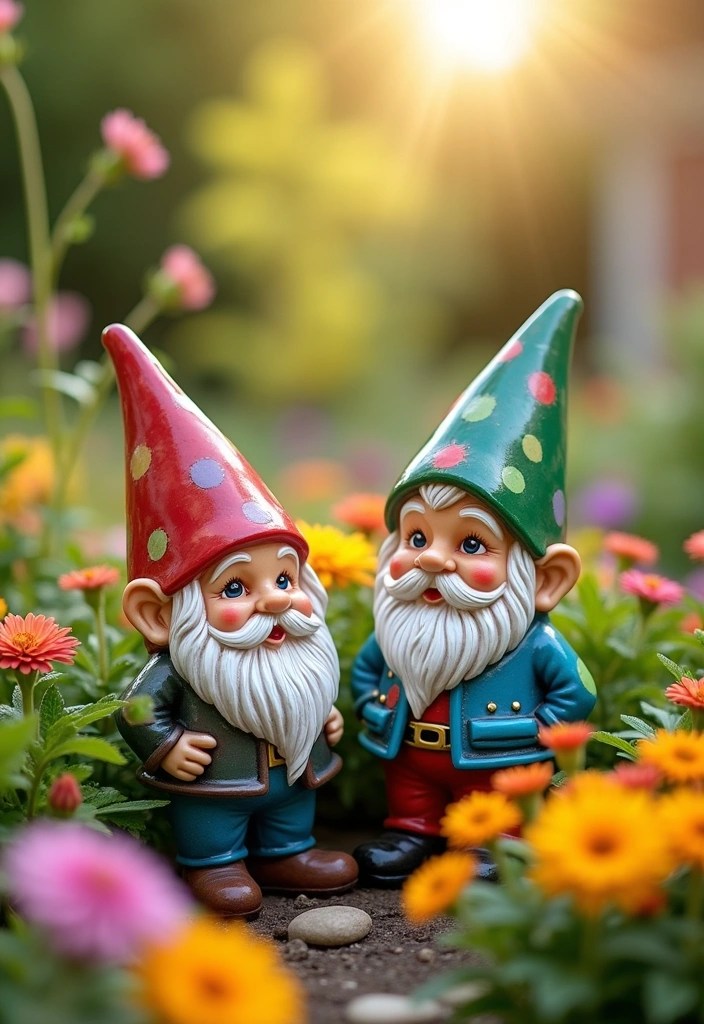 Incredible Ceramic DIY Inspo to Revitalize Your Home Decor! - 13. Playful Ceramic Garden Gnomes