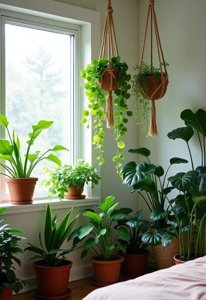Unlock the Secrets to a Perfect Botanical Bedroom: 15 Ideas You’ll Love! - 1. Lush Indoor Plants