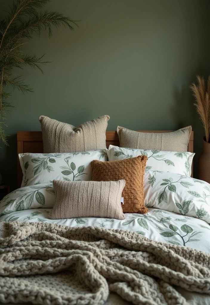 Unlock the Secrets to a Perfect Botanical Bedroom: 15 Ideas You’ll Love! - 3. Nature-Inspired Textiles