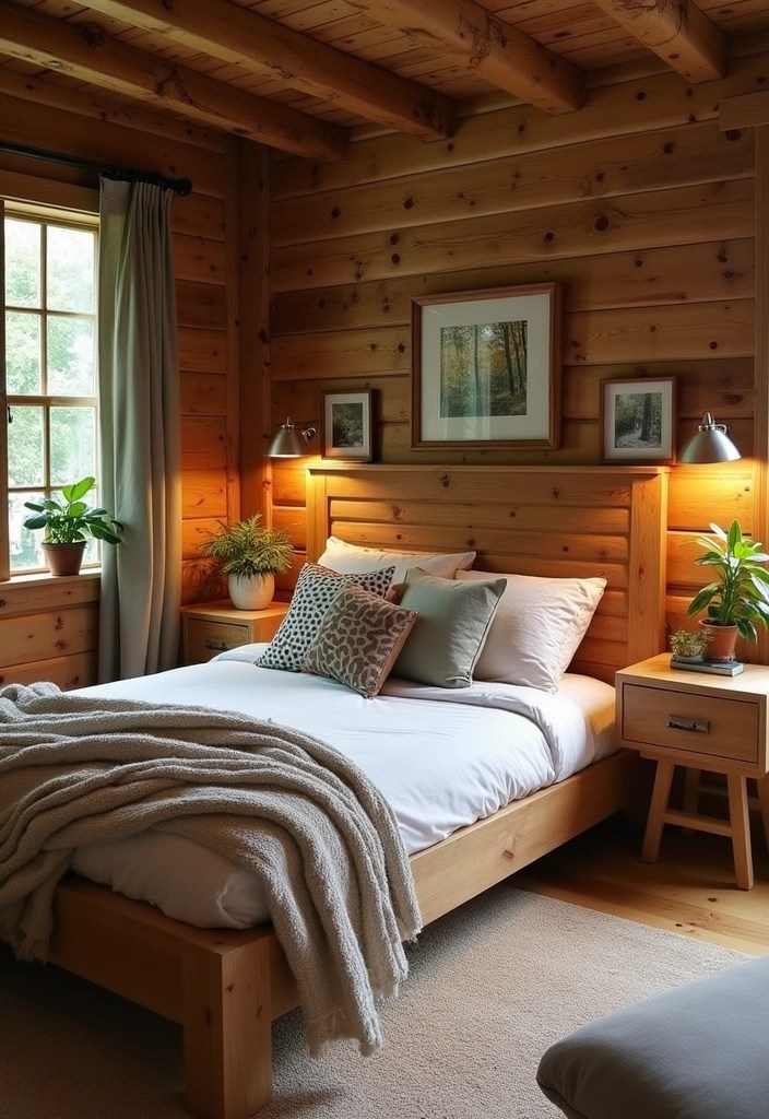 Unlock the Secrets to a Perfect Botanical Bedroom: 15 Ideas You’ll Love! - 4. Wooden Elements