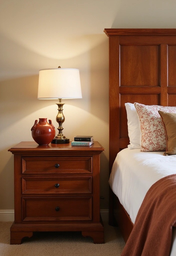 13 Budget-Friendly DIY Cherry Bedroom Ideas You Can Do This Weekend! - 6. Cherry Wood Furniture