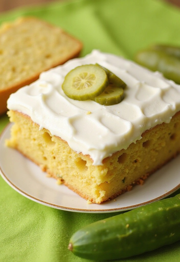 13 Wild Pickle Cakes You Have to Try at Least Once (Trust Us on #5!) - 8. Pickle Poke Cake