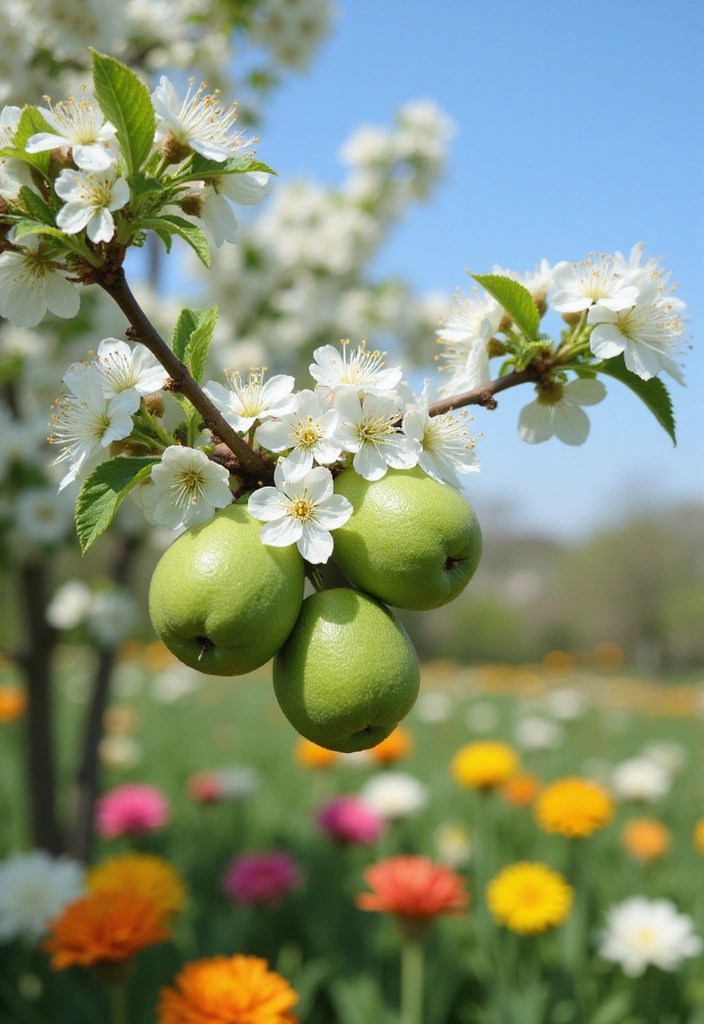 14 Low-Maintenance Tree Landscaping Ideas for Busy Gardeners! - 11. Fruit Trees: Delicious and Decorative