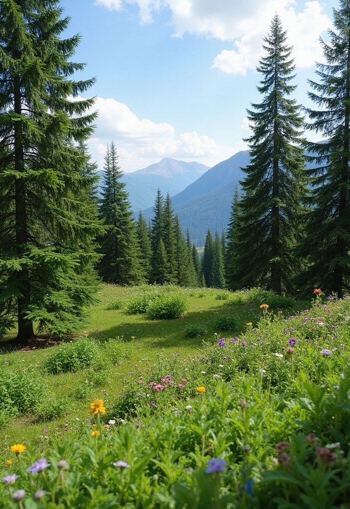 14 Low-Maintenance Tree Landscaping Ideas for Busy Gardeners! - 4. Evergreen Trees: Year-Round Beauty