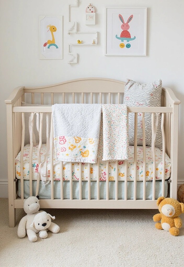15 Adorable Baby Blanket Ideas That Will Make Snuggling Irresistible! - 12. Crib Sheet Blanket Combo