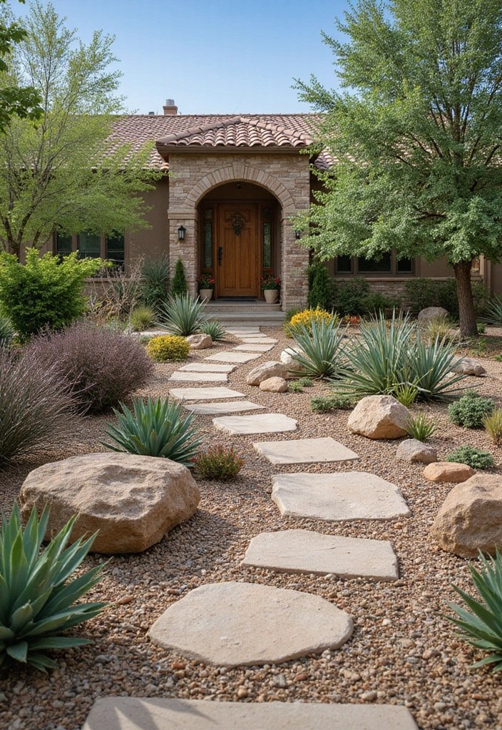 15 Creative Front Bed Landscaping Ideas for a Jaw-Dropping Curb Appeal! - 11. Xeriscaping