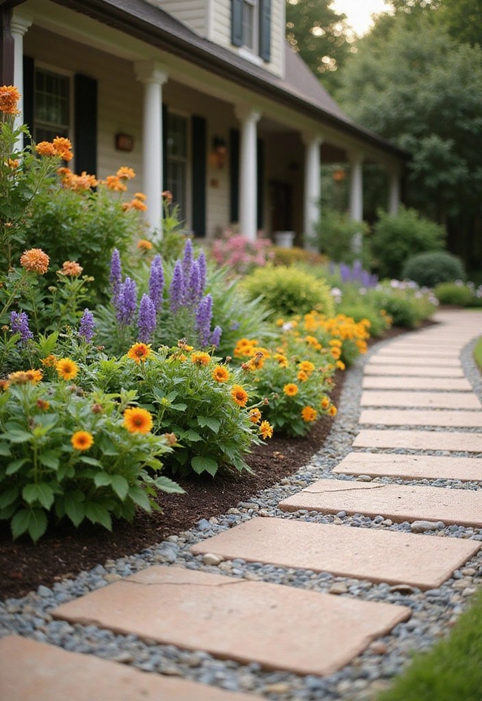 15 Creative Front Bed Landscaping Ideas for a Jaw-Dropping Curb Appeal! - 14. Garden Borders